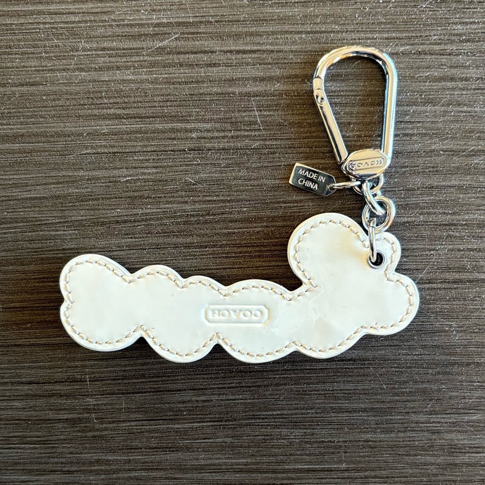 Coach LOVE Crystal Bag Charm Keychain Y2K - Picture 4 of 8